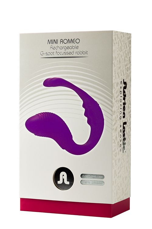 Фиолетовый вибратор для пар Mini Romeo